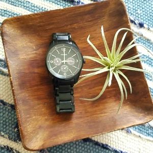 Fossil Black Ceramic Watch